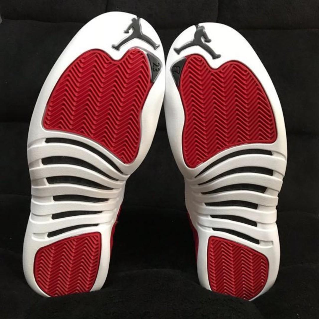 Red jordan hotsell 12 size 6