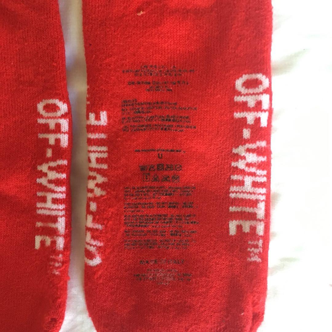 Off White socks (Category: Socks) located in Kuala Lumpur. Submitted by sellingstuffbuyingstuff66 (Listing ID 195555115, Image 3). Description: .