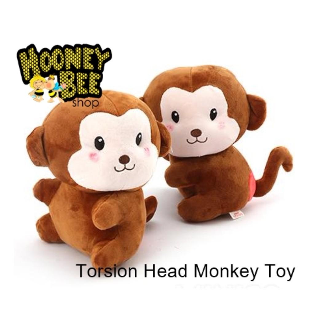 Original Miniso Torsion Head Monkey Toy Boneka Monyet Lucu