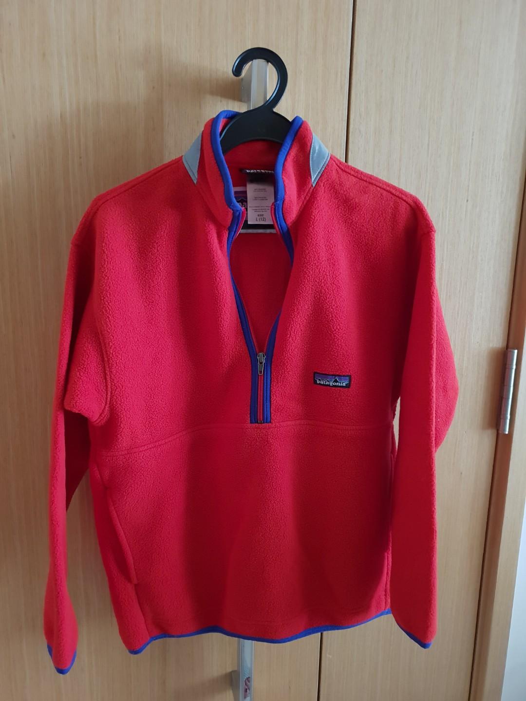 pink patagonia fleece pullover