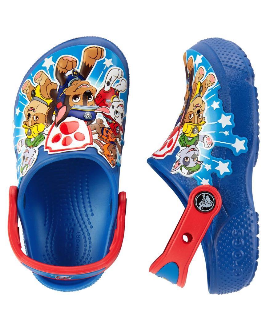 paw patrol crocs size 10