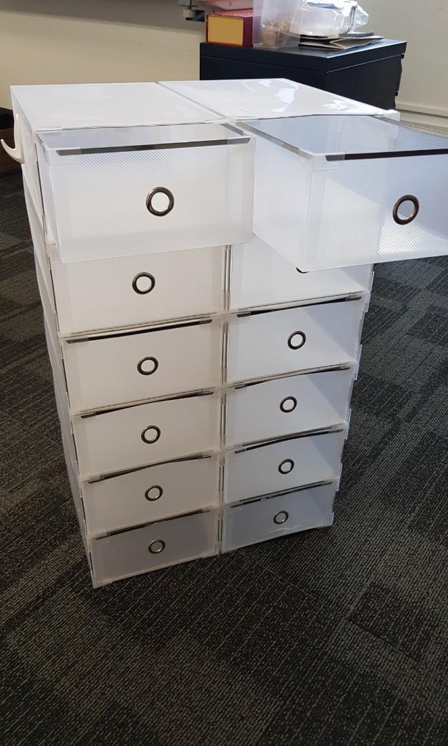 Plastic Drawer Boxes Furniture Shelves Drawers On Carousell