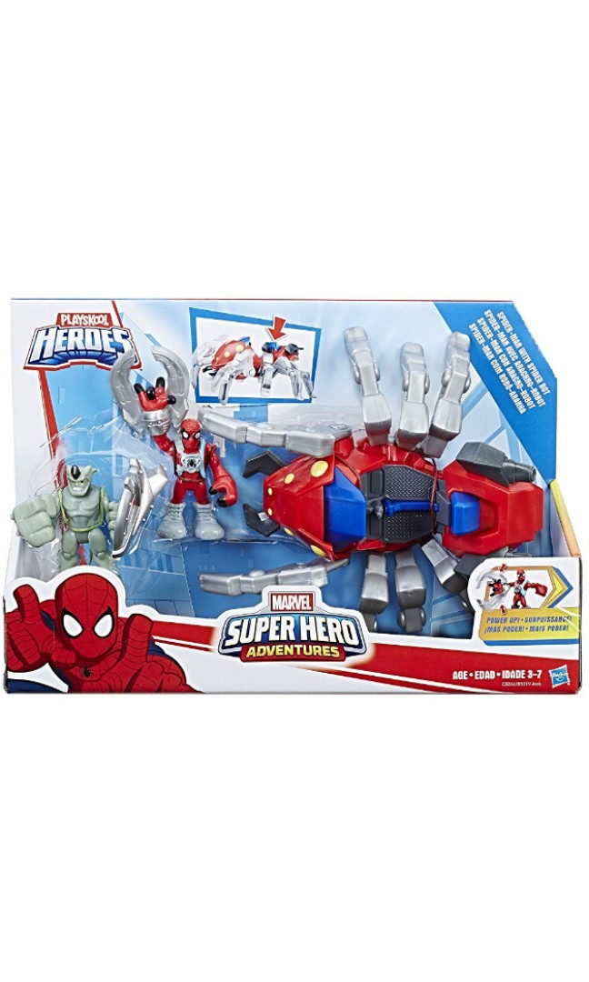 playskool heroes spider man house