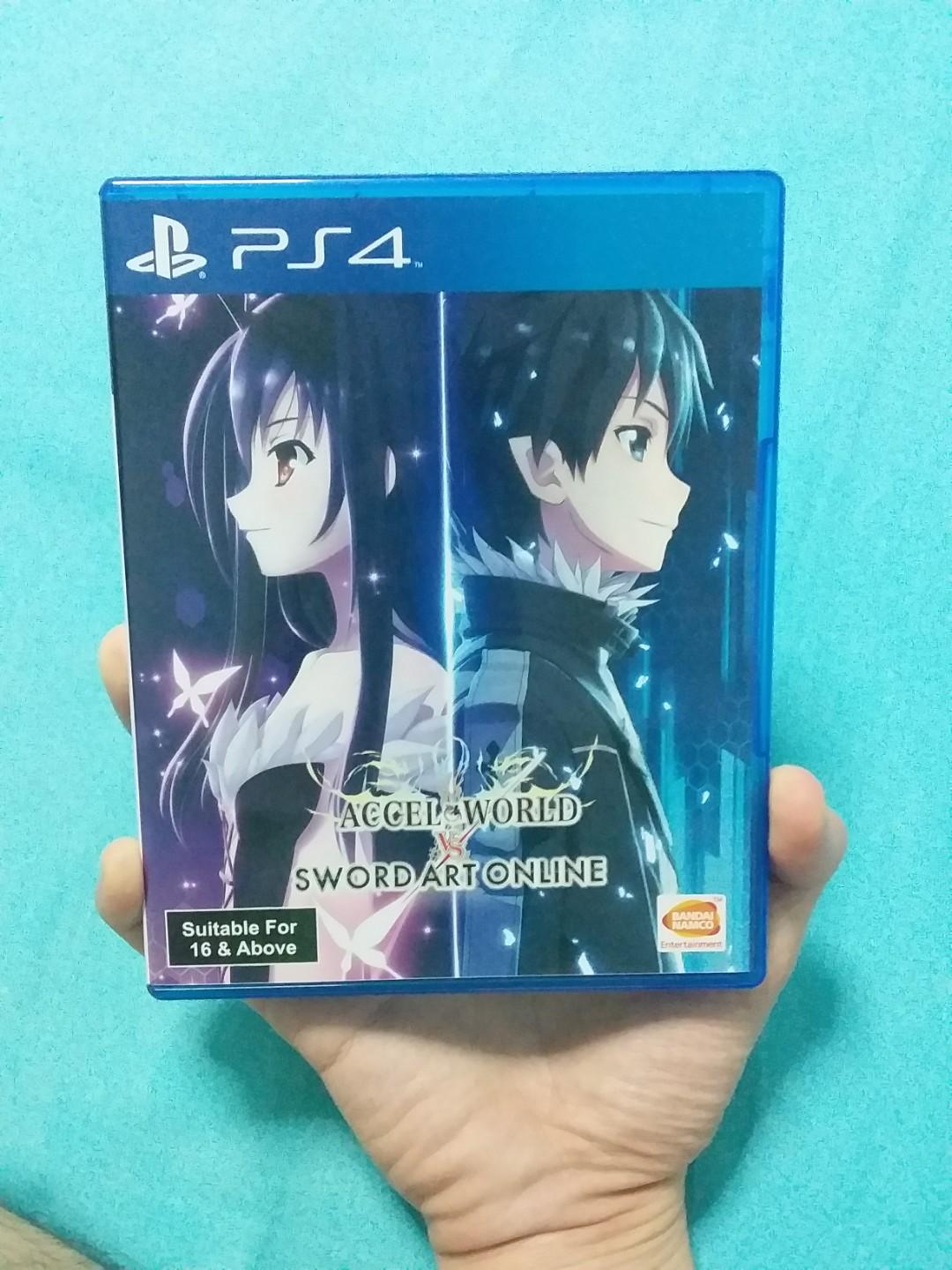 Ps4 Accel World Vs Sword Art Online Region 3 Asia Video Gaming Video Games Playstation On Carousell