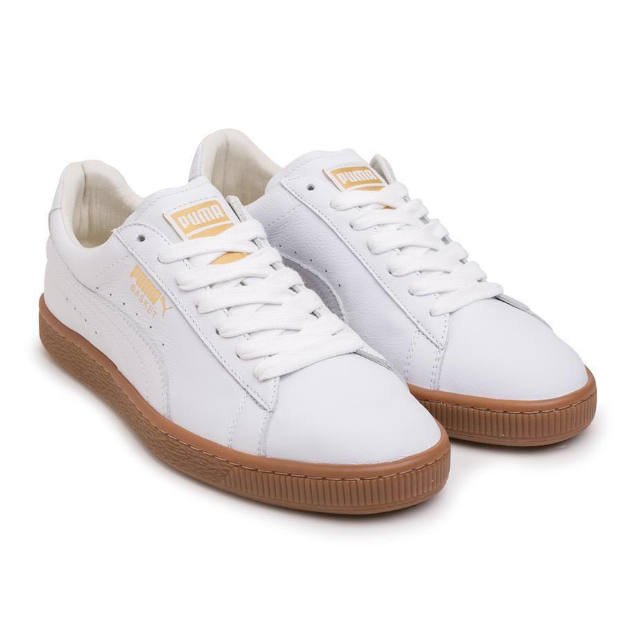 puma basket classic gum deluxe sneakers puma basket classic gum deluxe sneakers