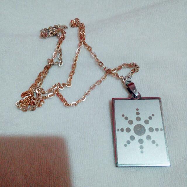 Quantum Pendant with necklace (Category: Luxury Accessories) located in Caloocan City. Submitted by ksshboutique (Listing ID 195480928, Image 2). Description: 💯Authentic Bought it in Original Price 10K SELLING half price😍 #freemarch.