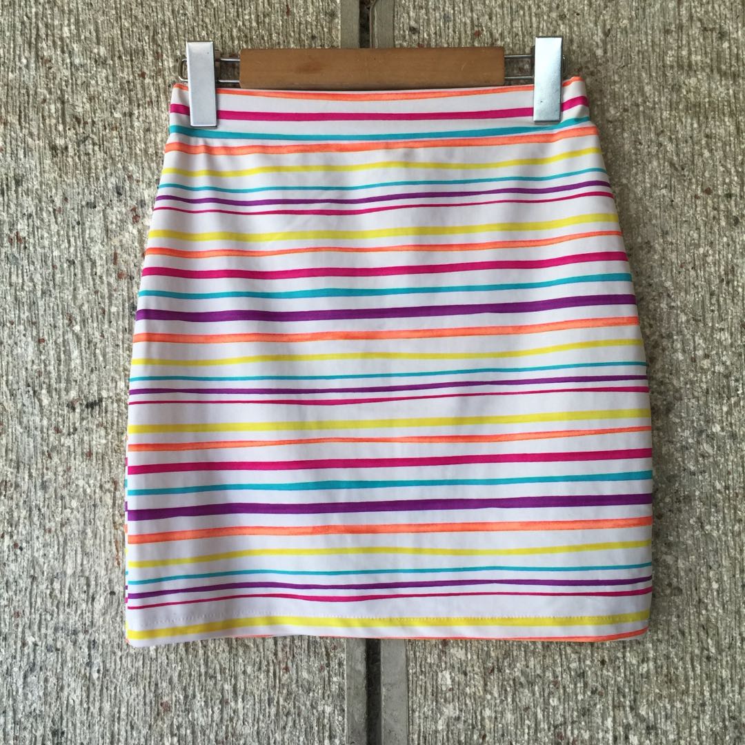 Rainbow Skirt, Women's Fashion, Bottoms, Skirts on Carousell