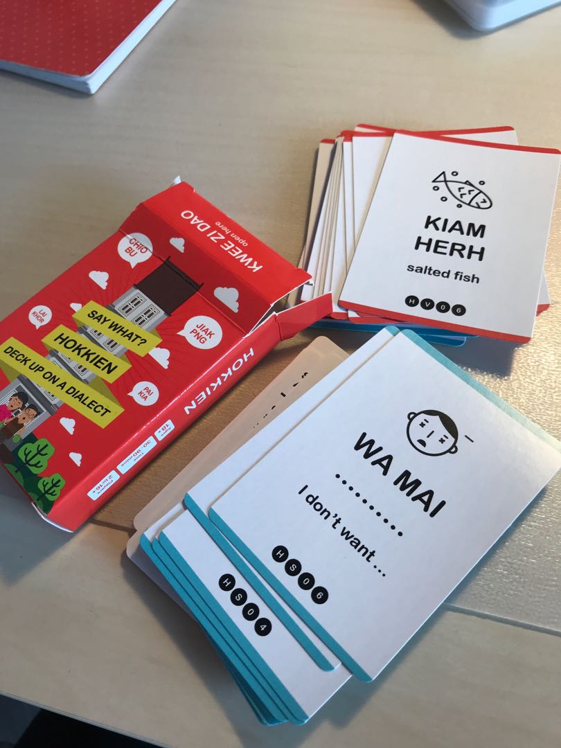 Say what? Learn Hokkien game, Hobbies & Toys, Toys & Games on Carousell