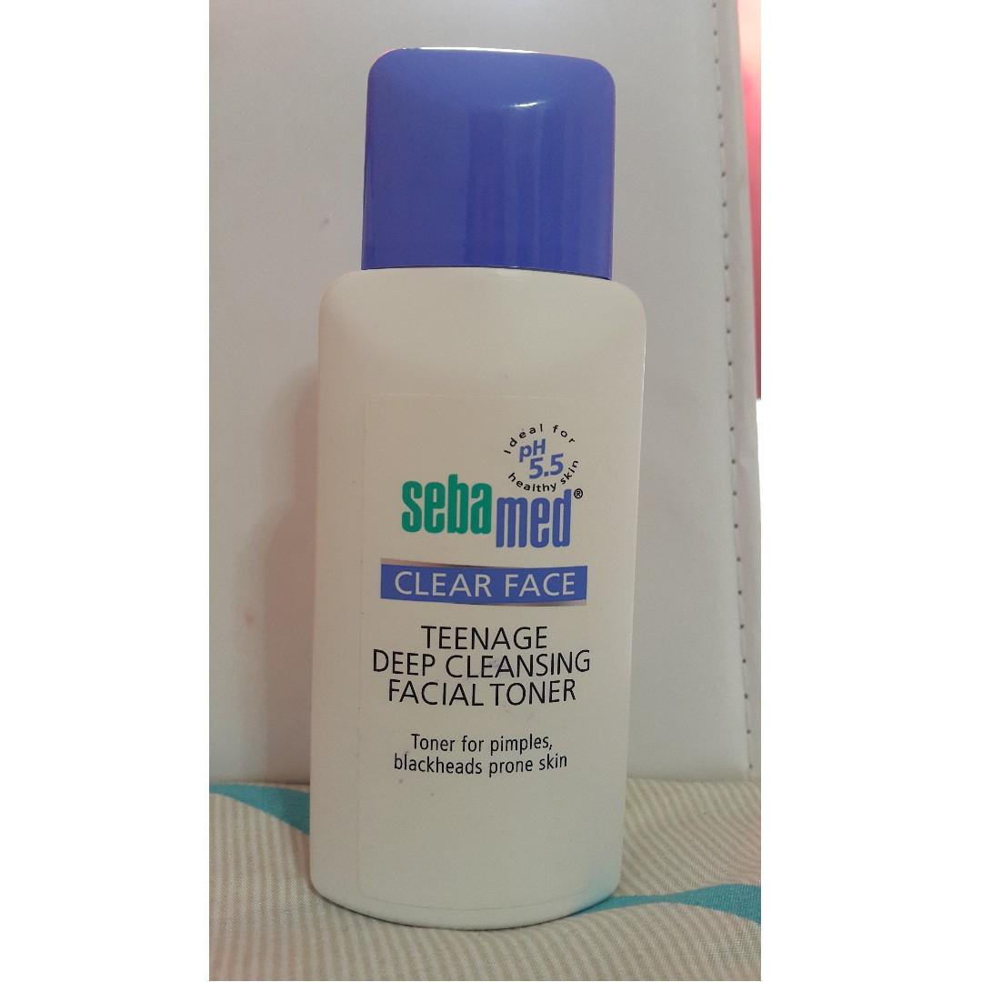 sebamed teenage deep cleansing facial toner