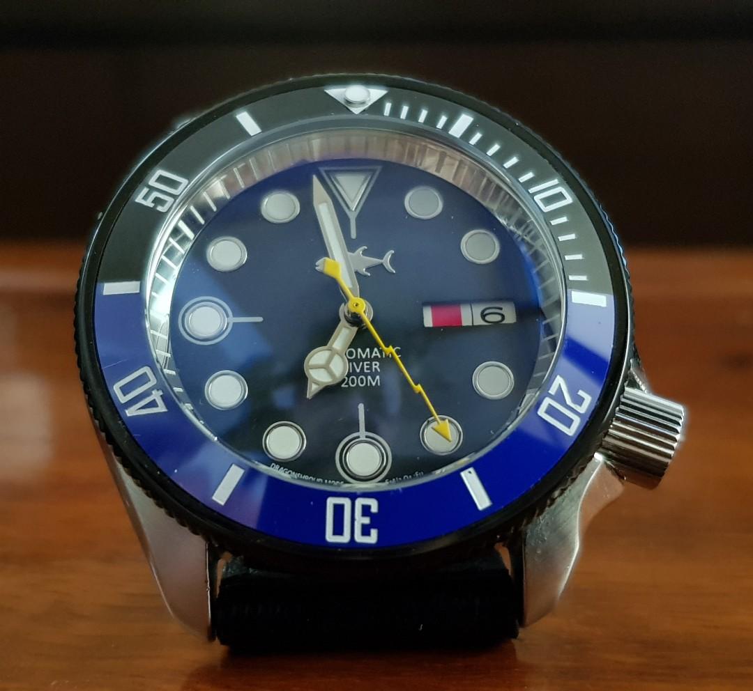 Sub Batman Watch Seiko SKX007 Black MOP Dial Sub Batman Luxury, Watches On Carousell ...