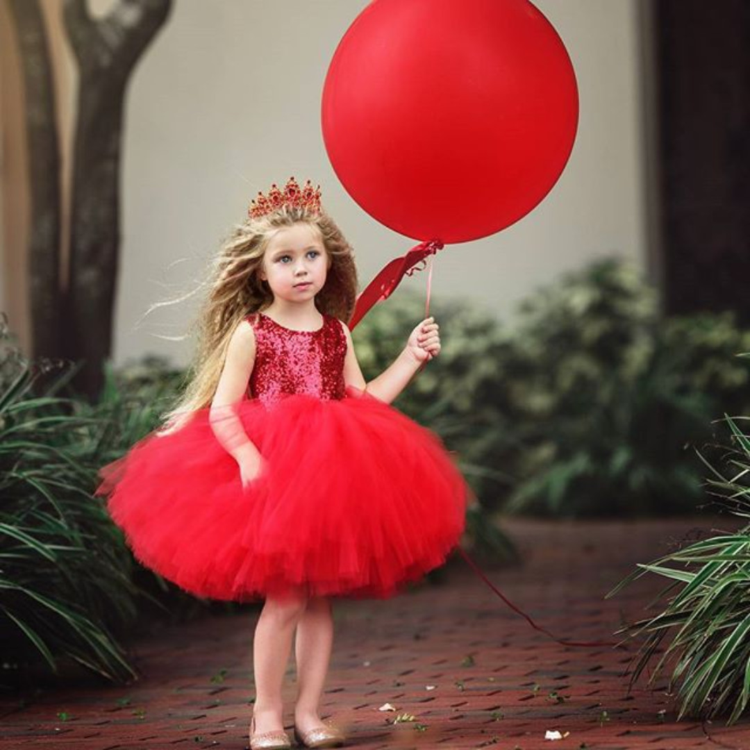 red frock for baby