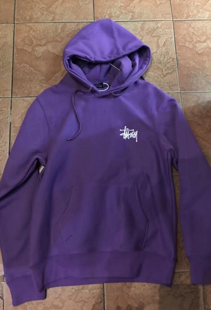 stussy purple hoodie
