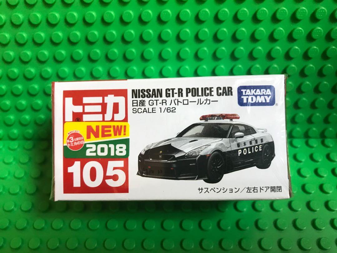 Tomica 105 Nissan Gt R Police Car 玩具 遊戲類 玩具 Carousell