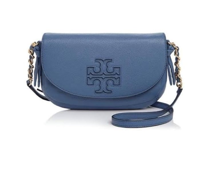 Tory Burch Harper Wallis Crossbody, Fesyen Wanita, Tas & Dompet di Carousell