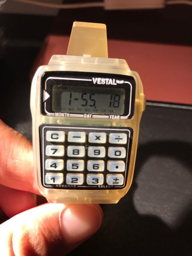 Vestal hotsell calculator watch