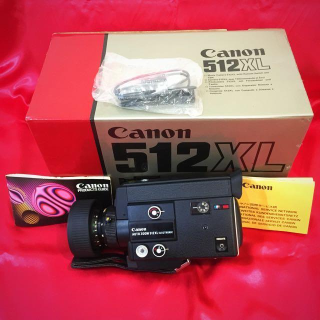 Vintage Canon 512XL Autozoom Electronic Super 8, Vintage & Collectibles