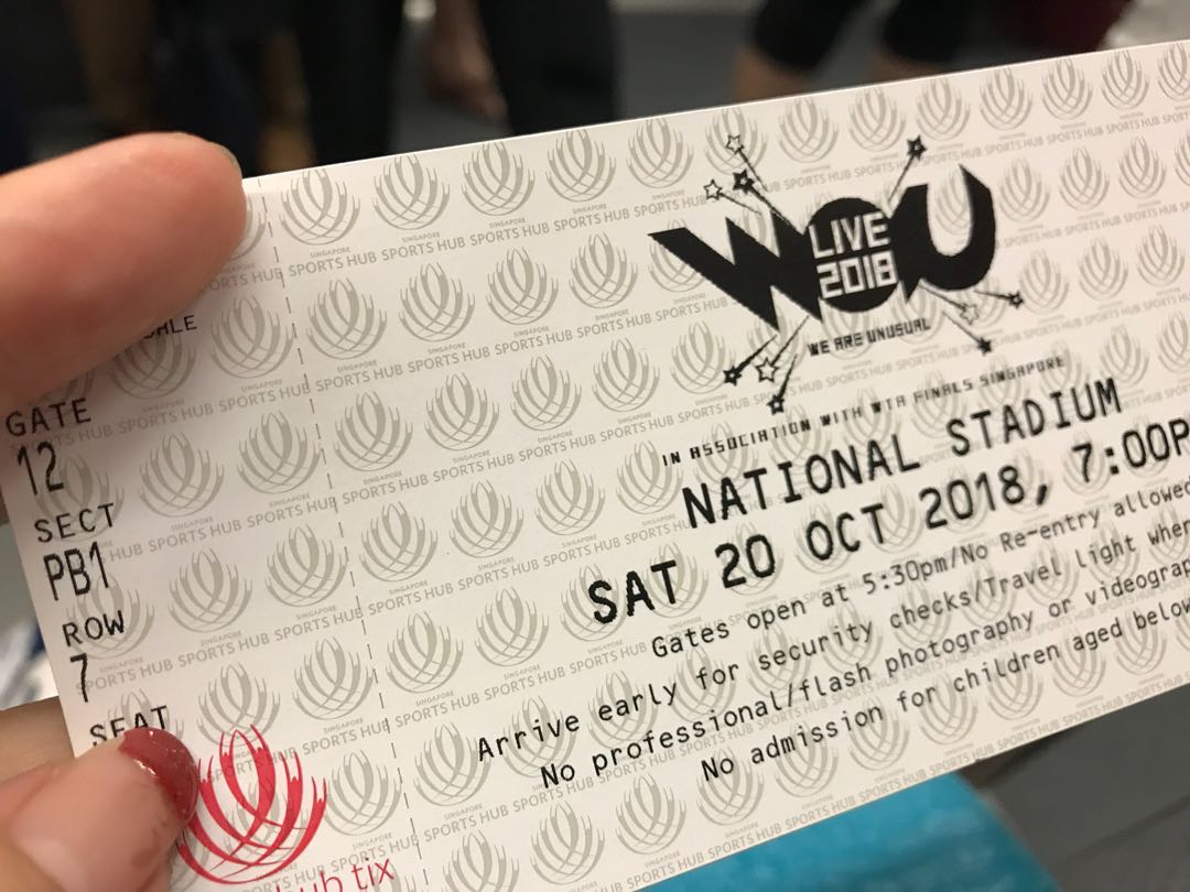 Wau Live 2018 1 Pc Cat 1 Vip Entertainment Events Concerts