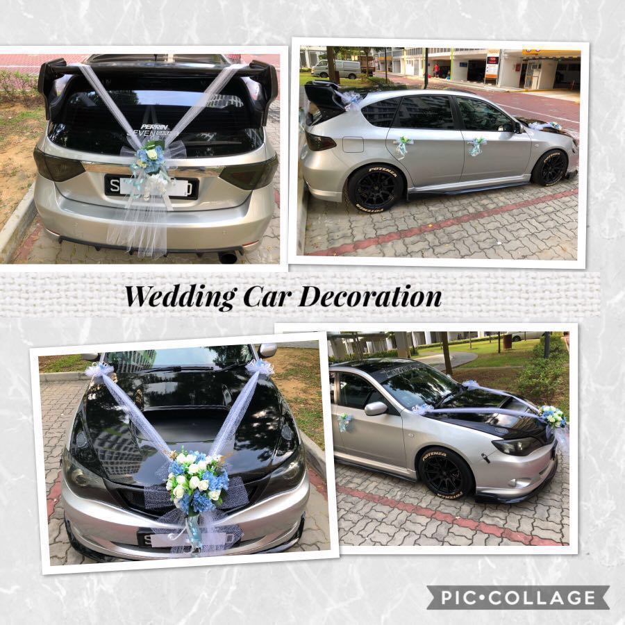 Wedding Car Deco Bridal Car Deco Everything Else On Carousell