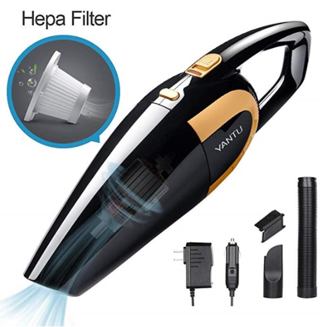 Yantu Car Vacuum Cleaner 12V 120W Handheld Vacuum with 6000PA Suction