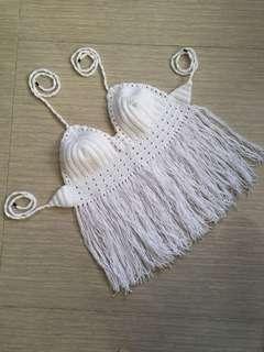 Crochet Tassle Top #0096