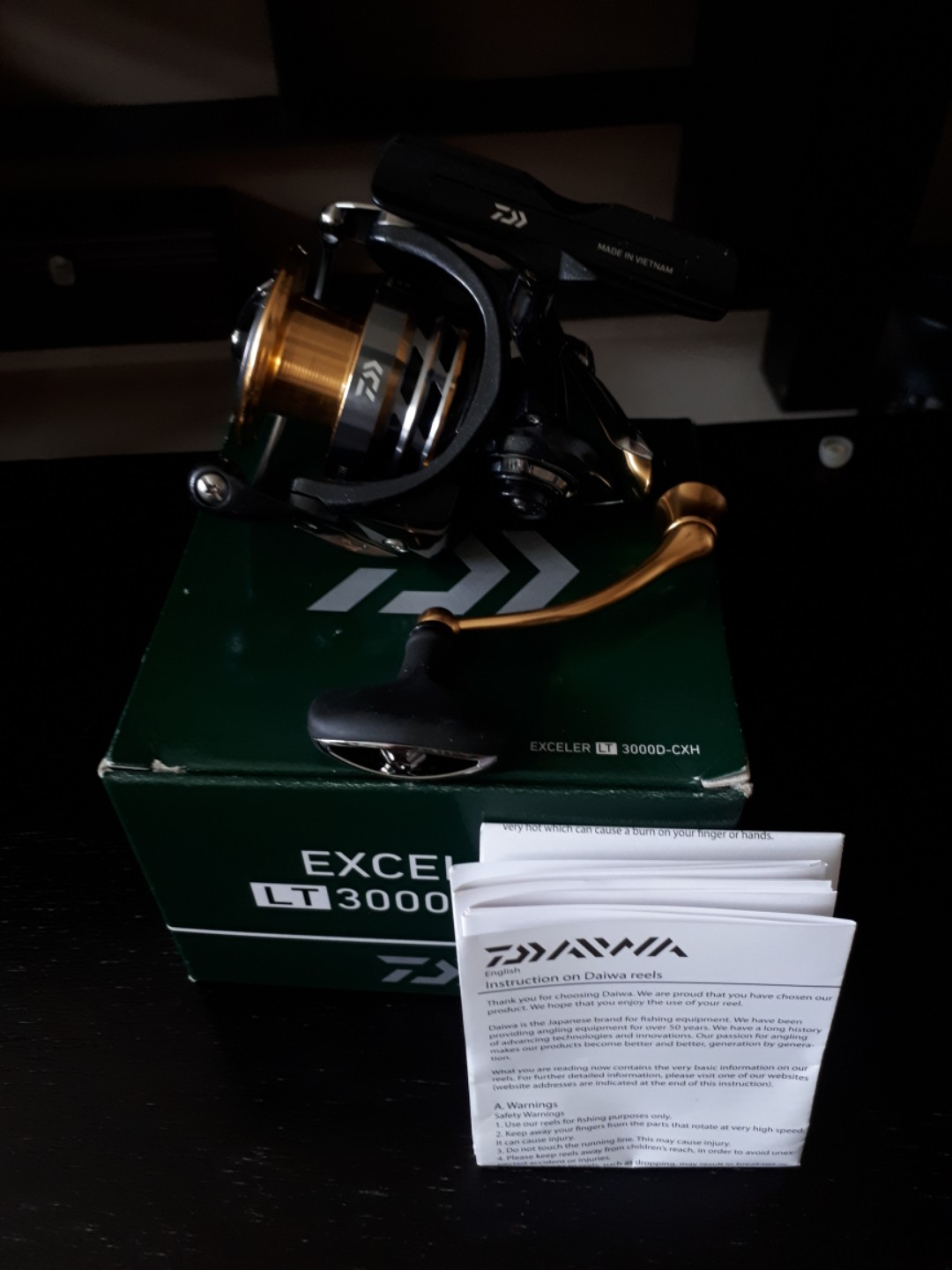 2018 Daiwa Exceler LT3000 Spinning Reel, Sports Equipment, Fishing