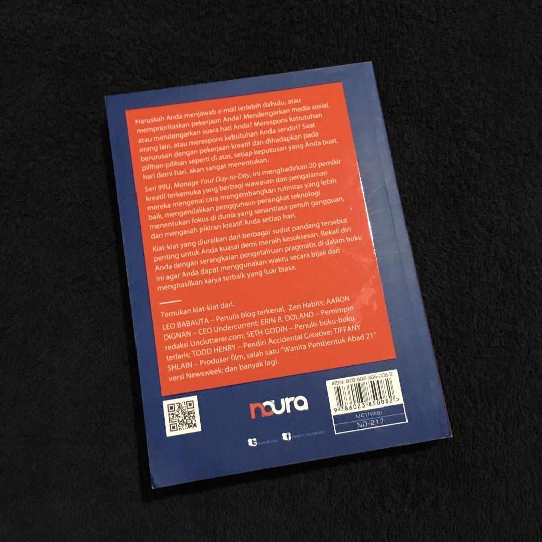 99u Series Manage Your Day To Day Buku Alat Tulis Buku Di