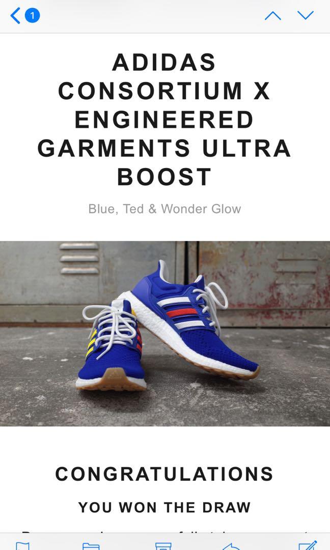 Adidas consortium x engineered garments ultra boost blue sales