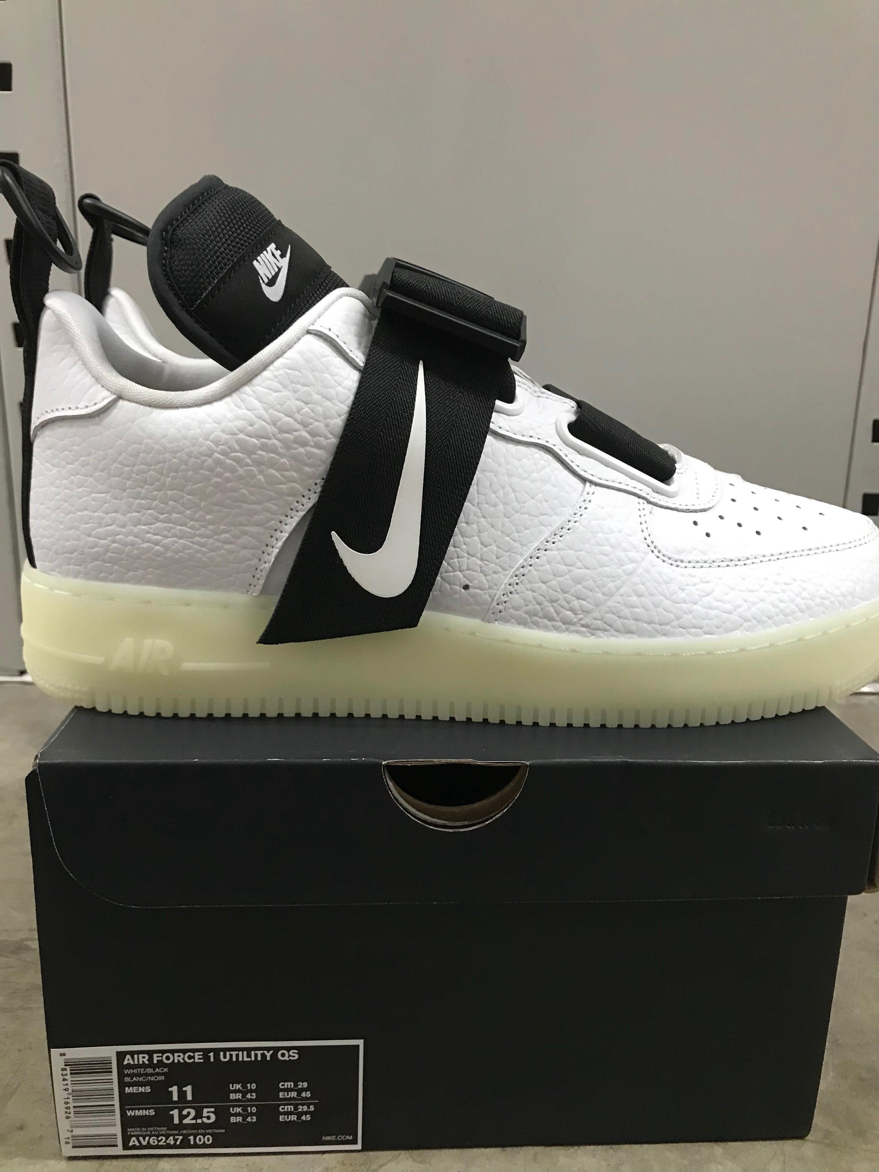AIRFORCE 1 UTILITY QS Men s Fashion Footwear Sneakers on Carousell