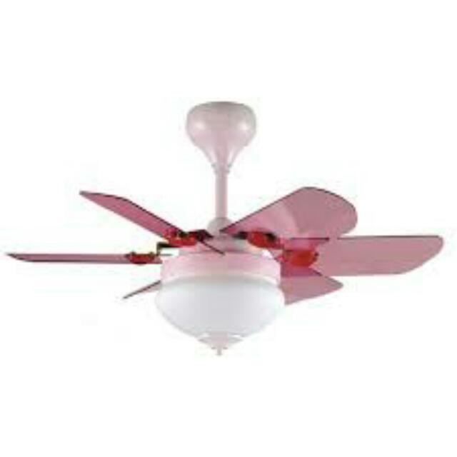 Alpha Baby Ceiling Fan 32 Inch With Remote Light And Timer