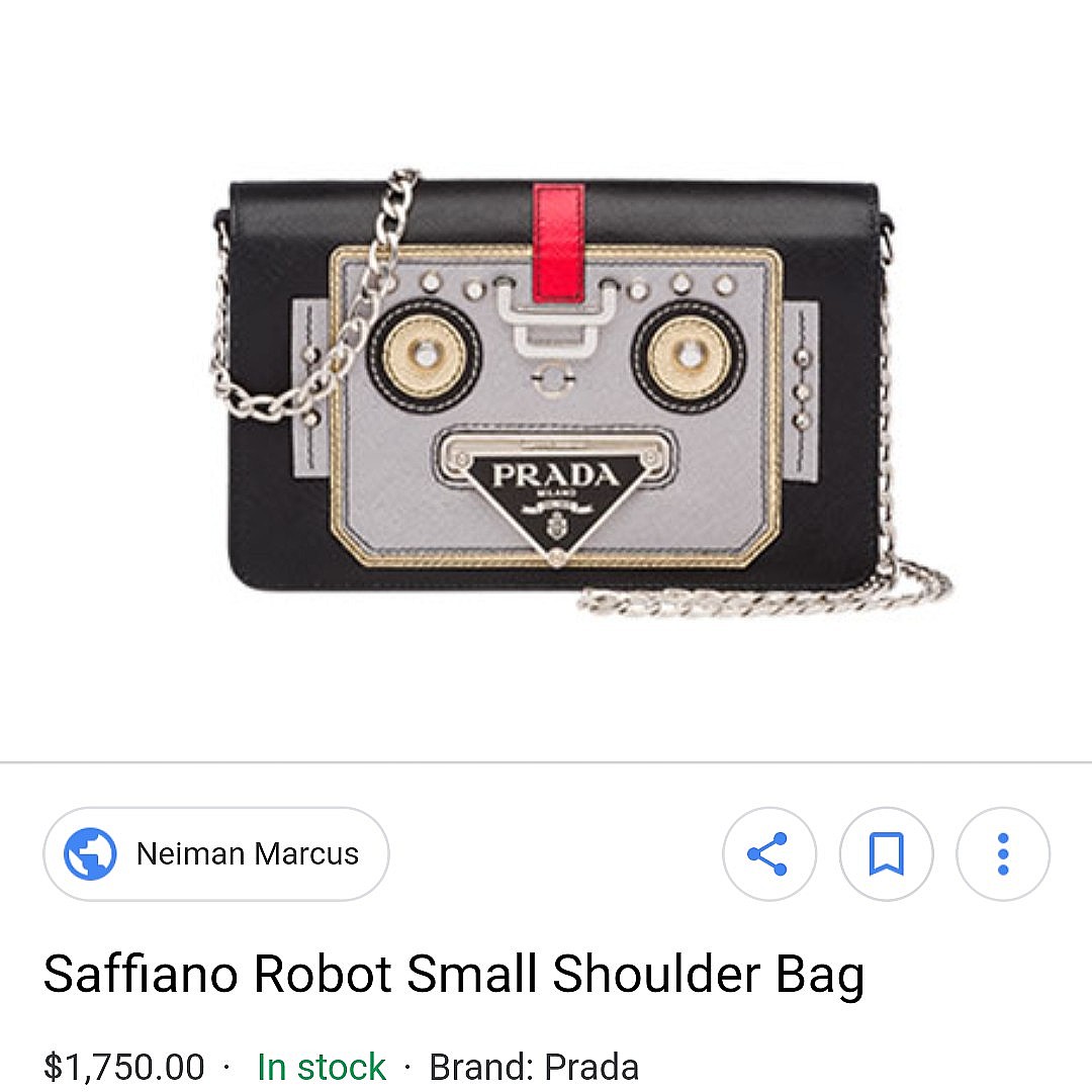 prada robot crossbody