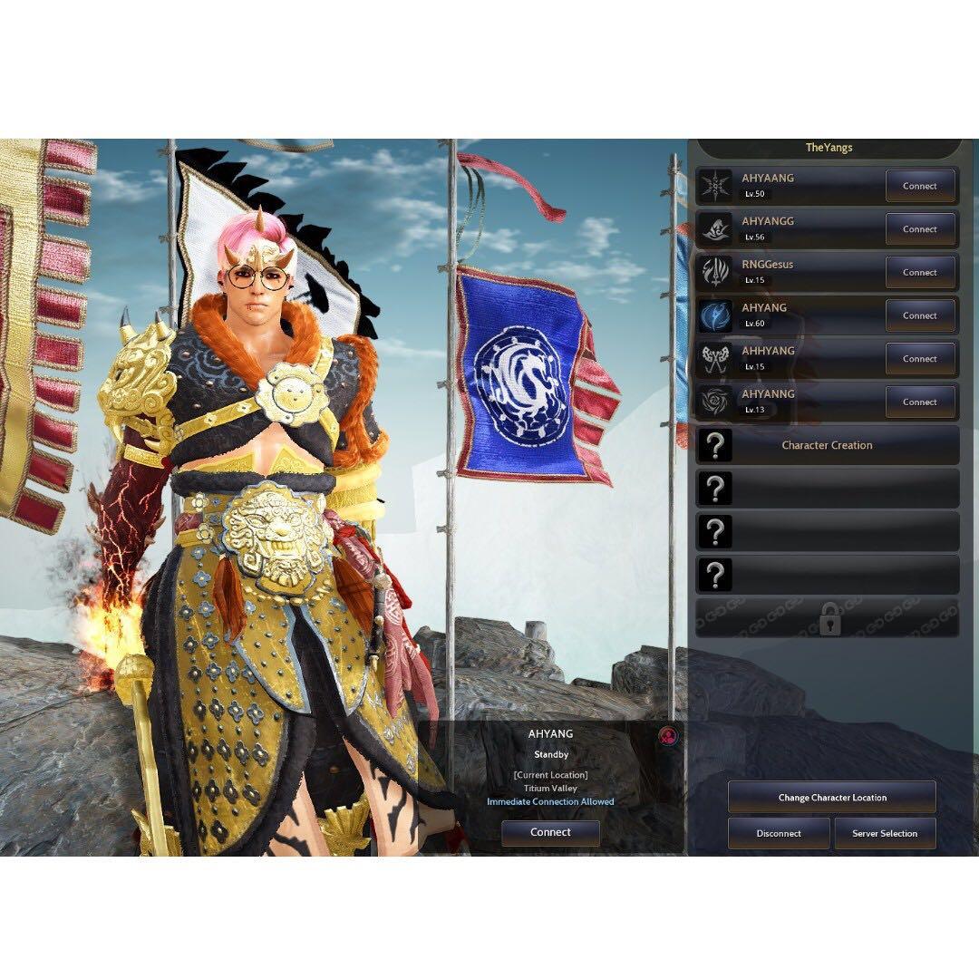 BDO LEGENDARY PACKAGE LEVEL 60 MUSA, Video Gaming, Gaming Accessories, Game Gift Cards