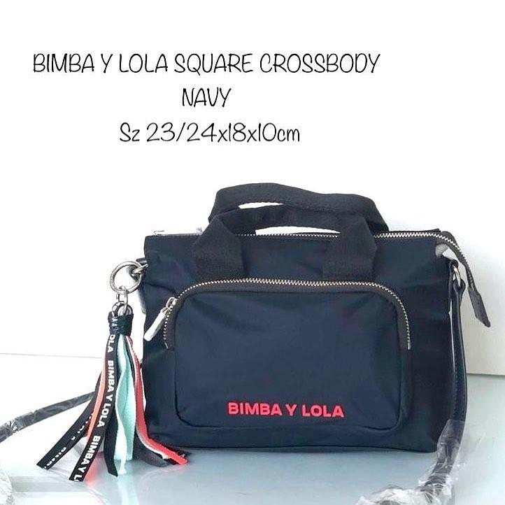 6624 BIMBA Y LOLA Square Crossbody Bag NAVY