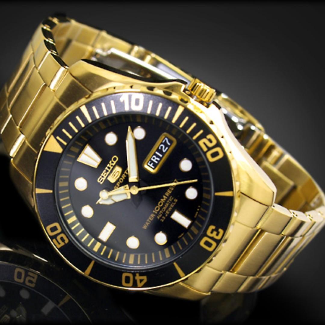 BNIB Seiko 5 Sports Automatic 23 Jewels Japan Made SNZF22J1 SNZF22J Mens Watch