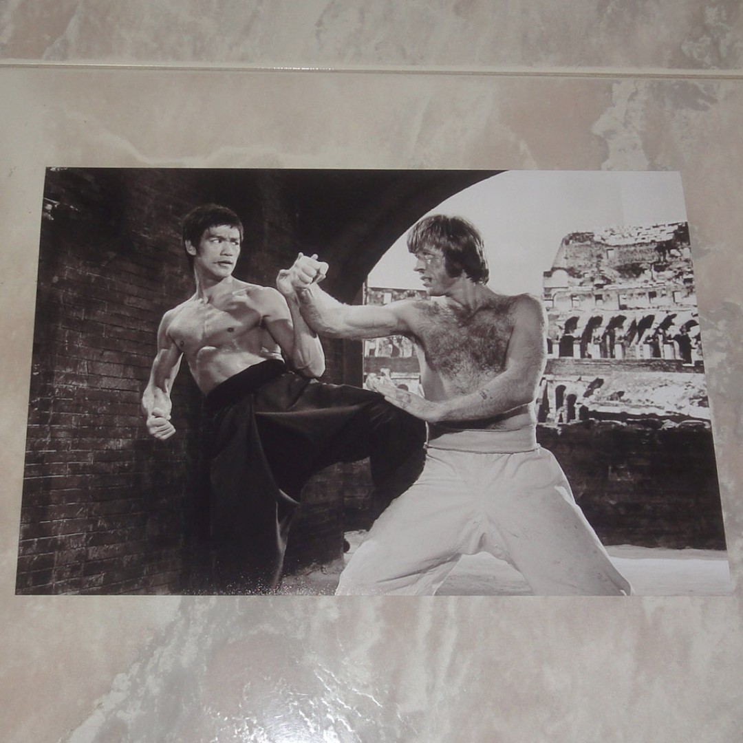 bruce lee chuck norris colosseum