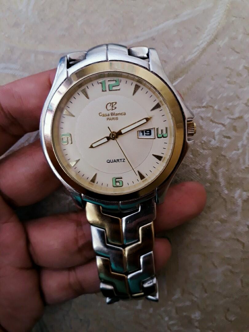 Casa blanca quartz watch on sale