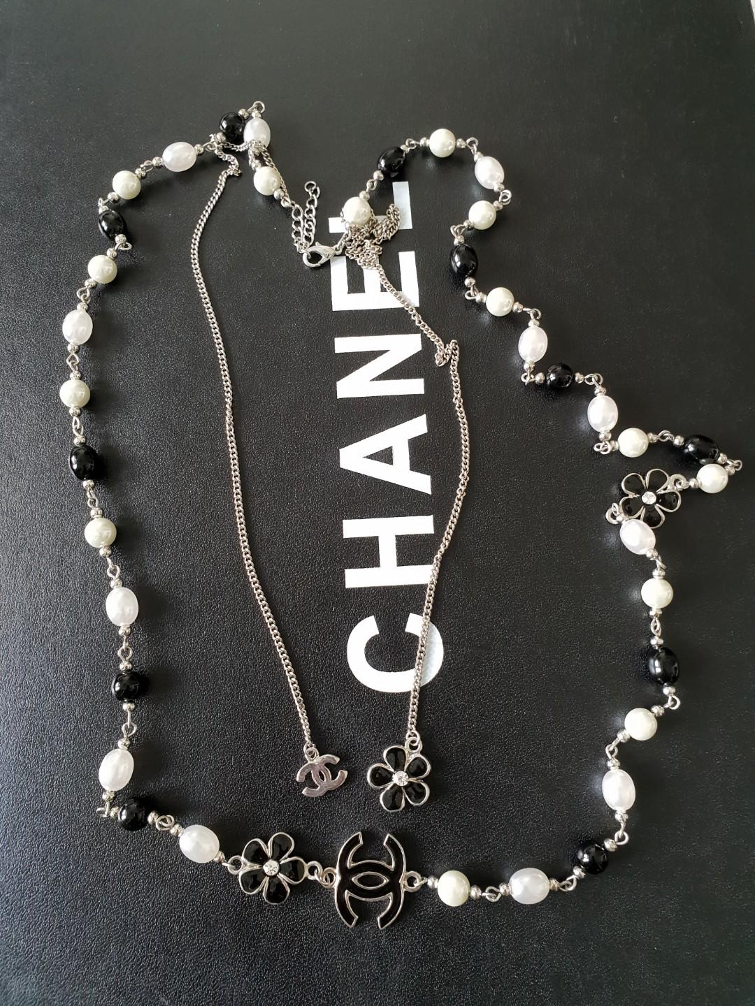 Chanel Pearl Necklace korean inspired