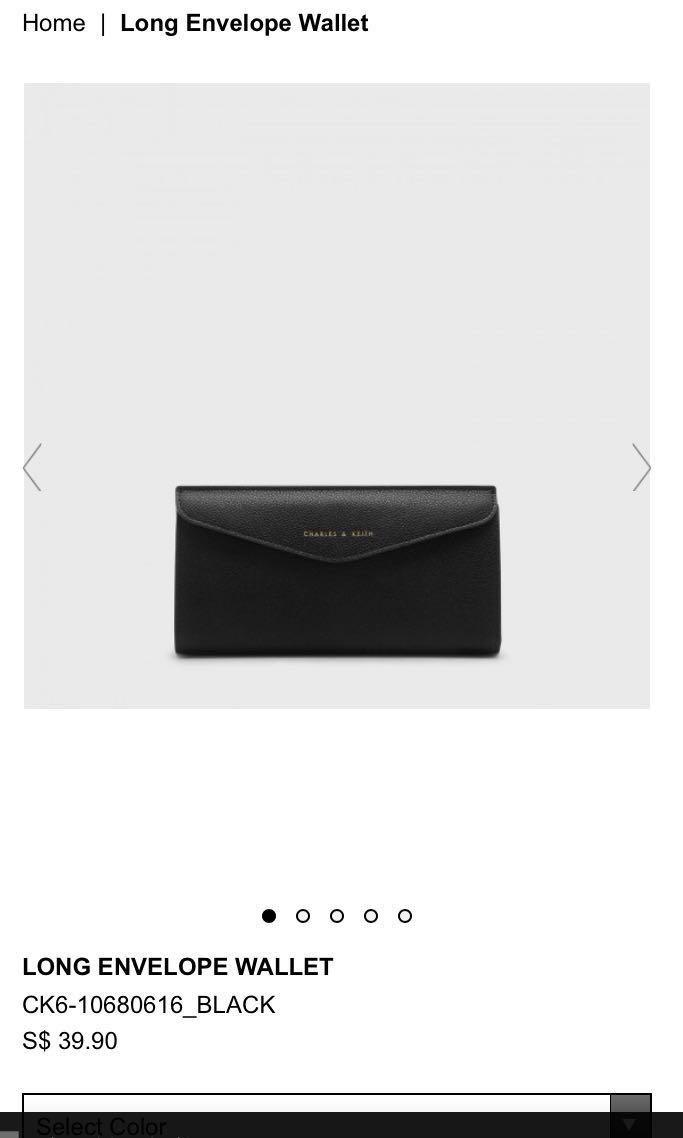 charles and keith envelope wallet