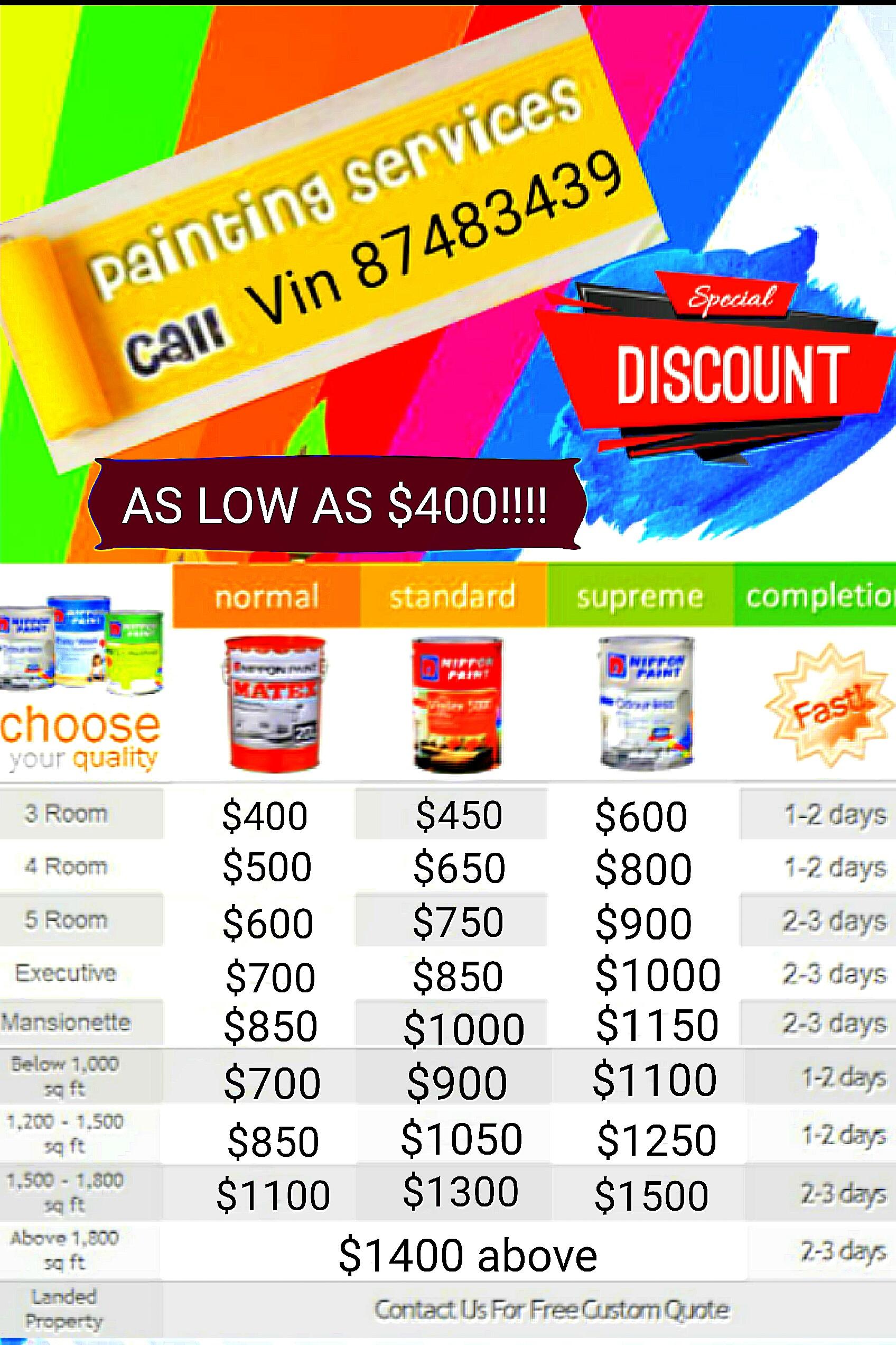 Cheapest Painting Services In Town Home Services Others On