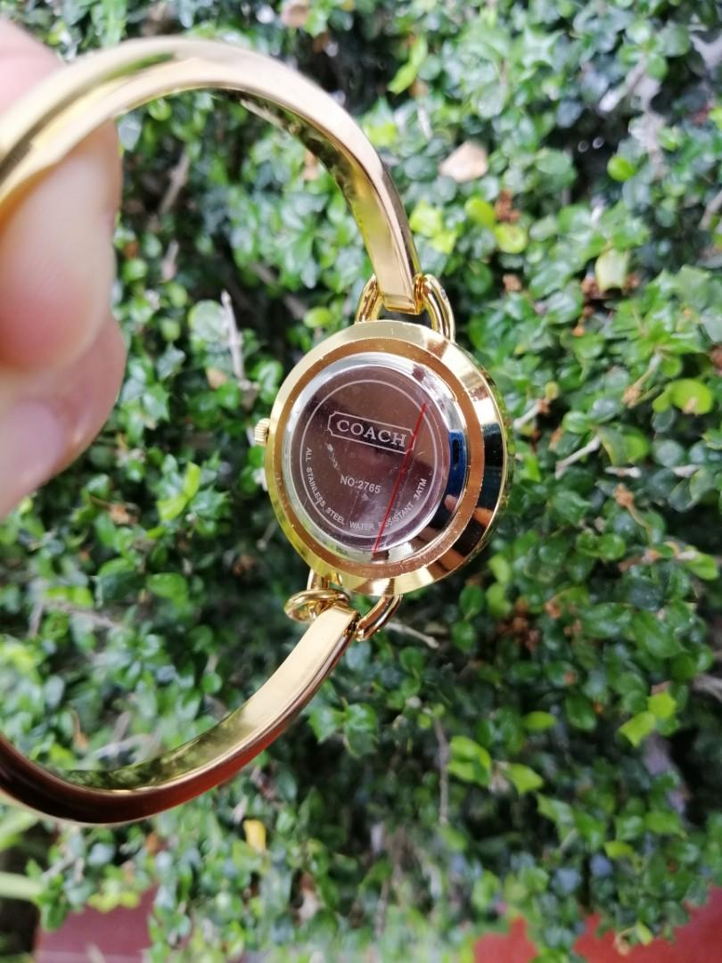 COACH BANGLE WATCH