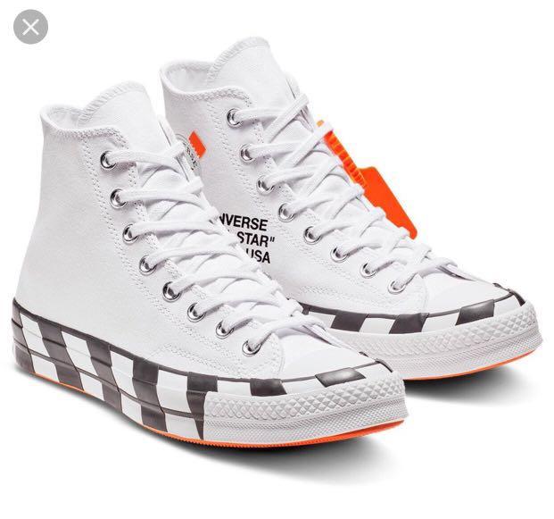 Converse Chuck Taylor All-Star 70s Hi Off-White, Men's Fashion, Footwear,  Sneakers on Carousell