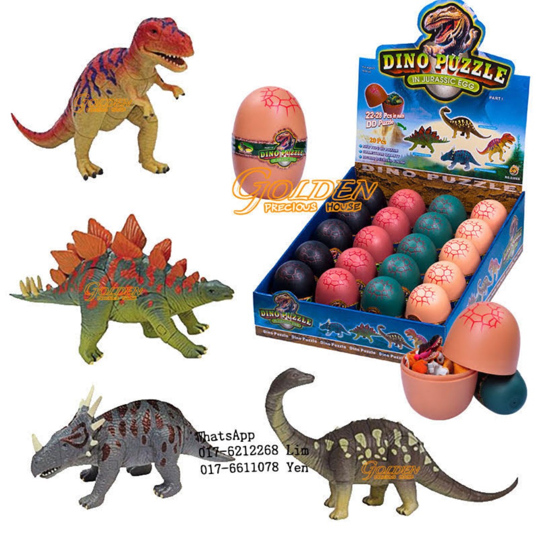 Dino puzzle in jurassic egg outlet