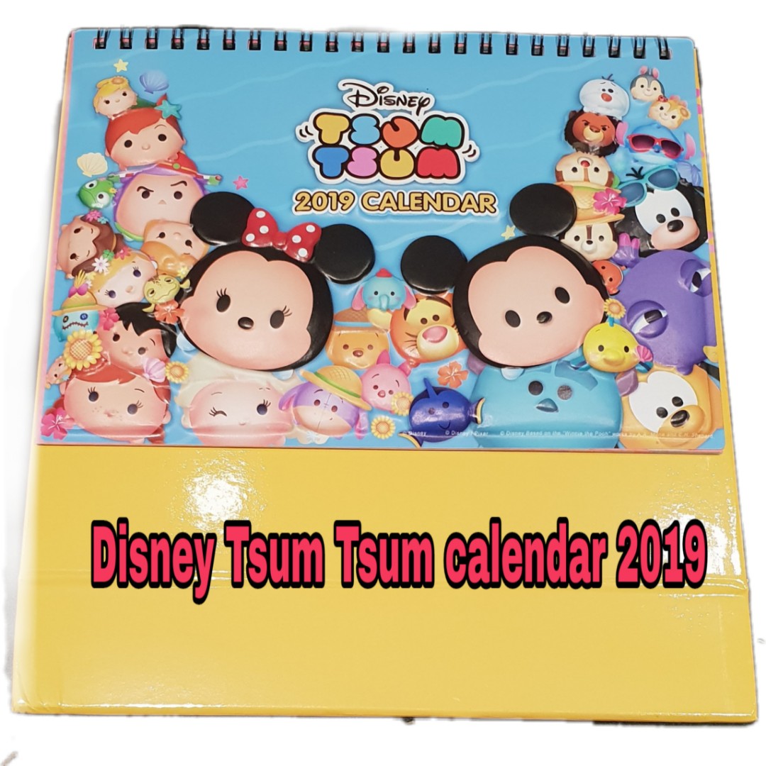 disney tsum tsum calendar