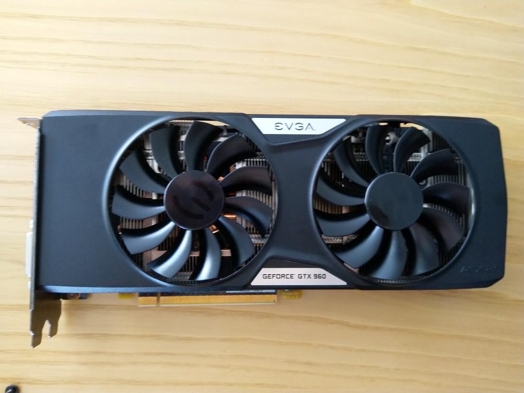 Evga Geforce Gtx 960 4gb Ssc Graphics Card Electronics Computer Parts Accessories On Carousell