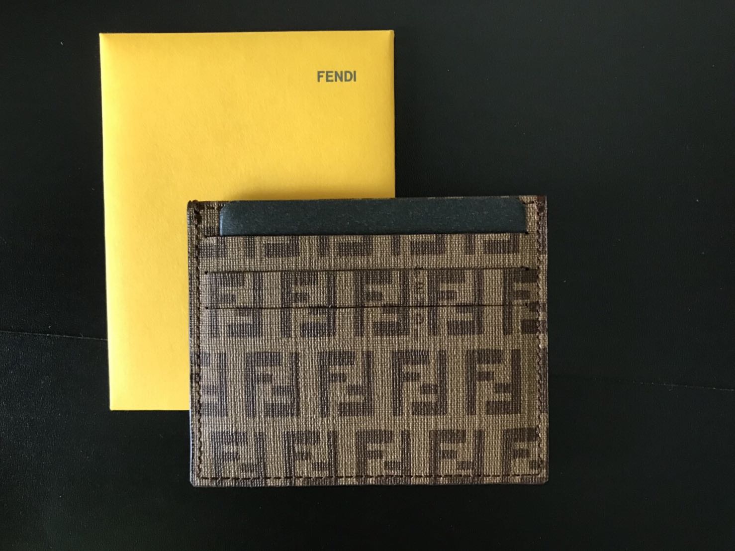 Fendi Monogram Cardholder, Luxury, Bags & Wallets on Carousell