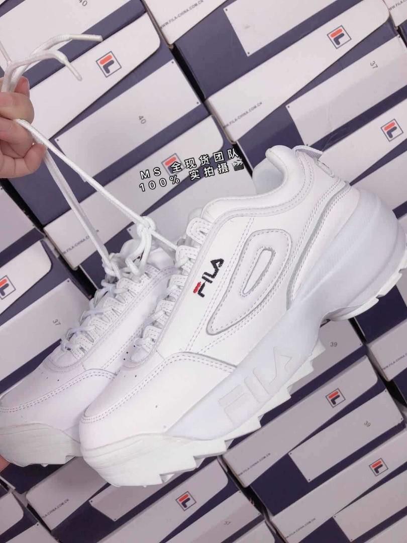 FILA DISRUPTOR II 1:1 WHITE, Women's 