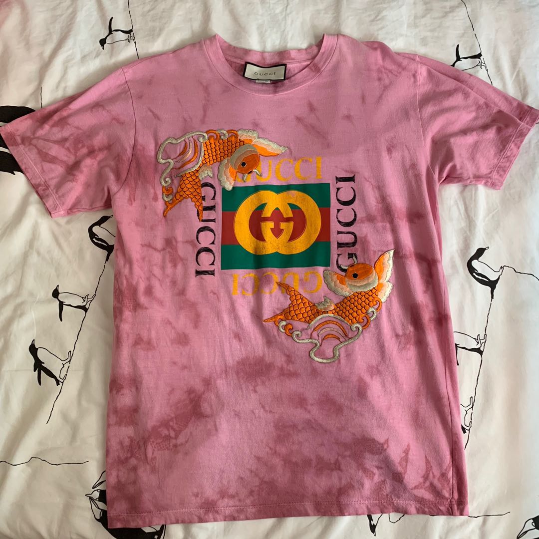🔥 SALE Gucci Silk Goldfish Shirt S 