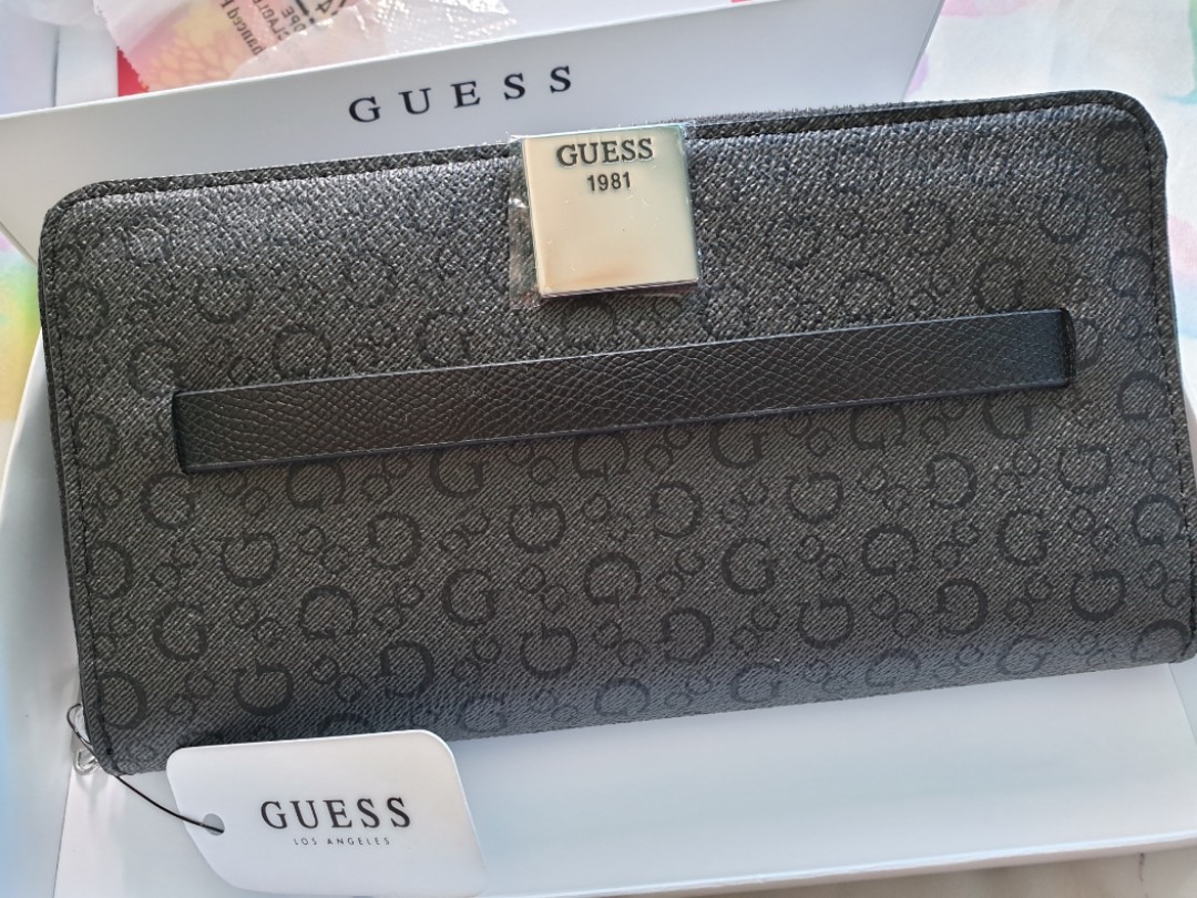 Guess 1981 wallet, Luxury, Bags & Wallets on Carousell