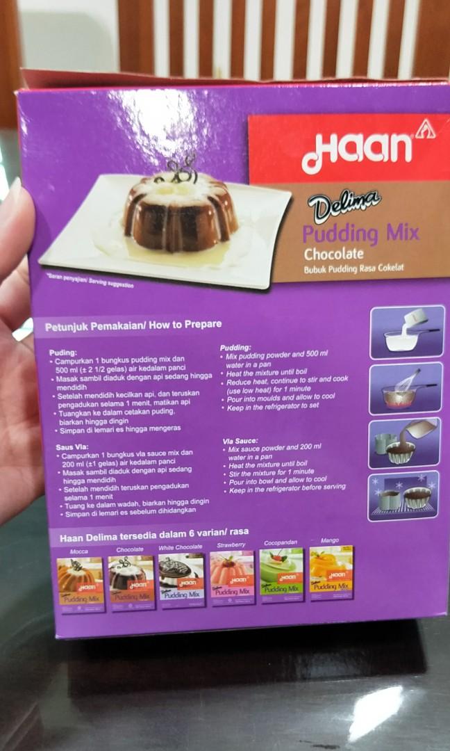 Haan Pudding Mix, Food & Drinks, Homemade Bakes on Carousell