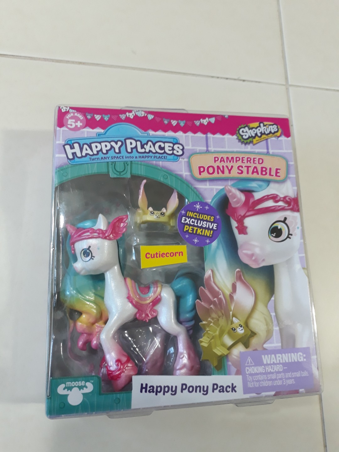 Happy Places Cutiecorn Rare Happy Pony Pack Pampered Pony Stable