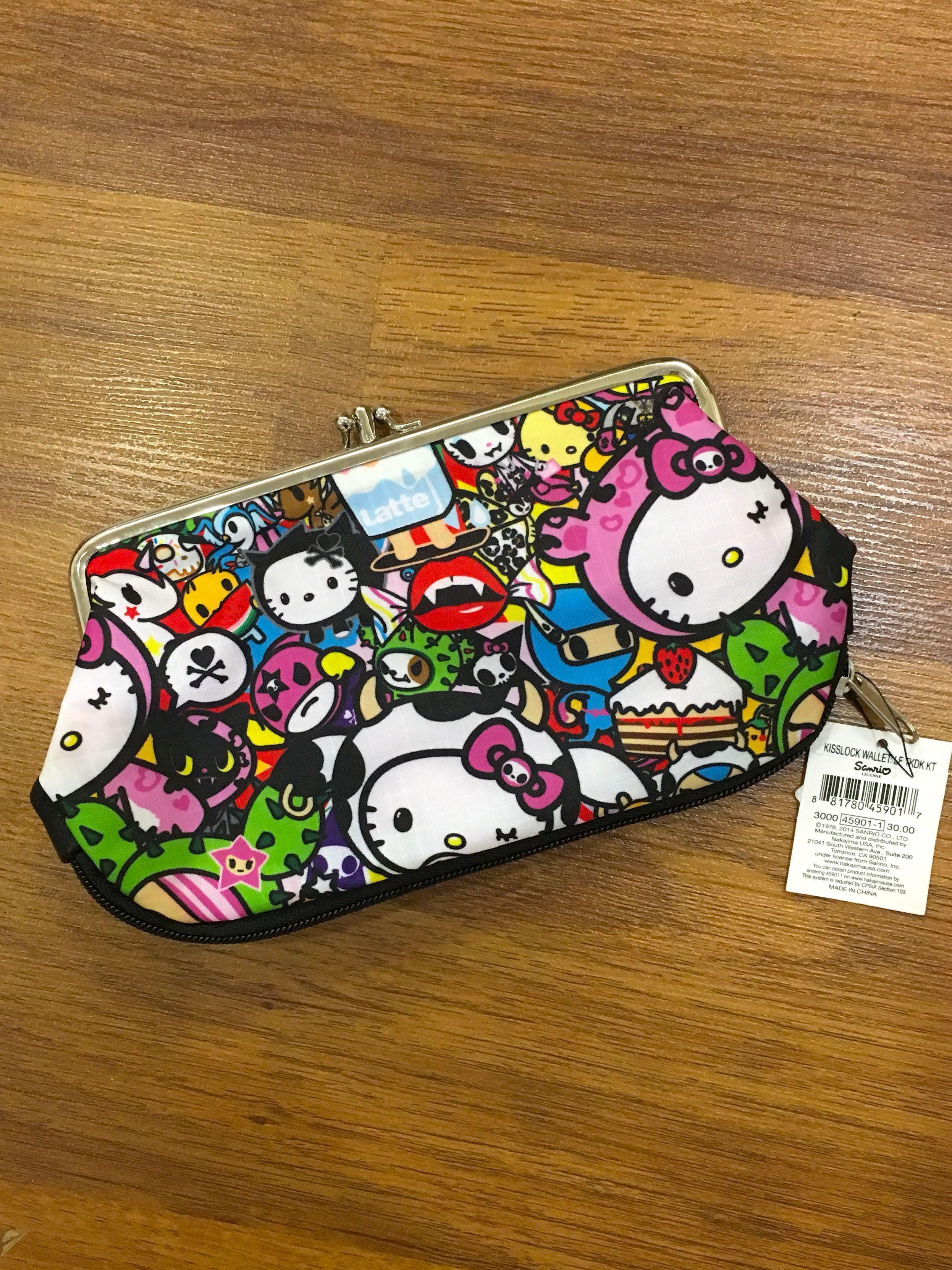 Hello Kitty x Tokidoki clutch, Women's Fashion, Bags & Wallets on Carousell